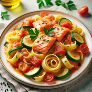 Tagliatelle Salmon & Zucchini