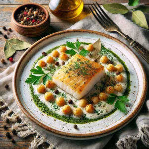 Cod Fillet with Chickpeas