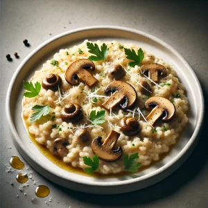 Mushroom risotto